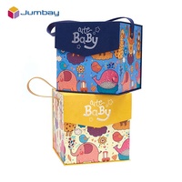 Boîte en papier vide personnalisée pour cadeau d'anniversaire, pour pot de bougie, coffret cadeau de luxe pour bougies, emballage avec ruban décoratif, vente en gros