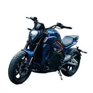 ALRENDO-motocicleta eléctrica de carreras, motocicleta de 11kw, refrigeración por agua, alta velocidad, 133V, 116AH