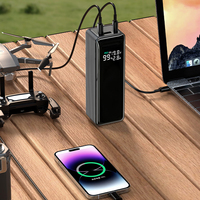 Logo personnalisable Two100W Type C sortie charge rapide powerbank 30000mah affichage numérique capacité réelle PD 22.5W powerbank