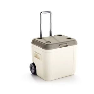 Glacière portable 52L personnalisée facile à transporter, grande glacière isotherme en plastique pour usage médical et extérieur - Product Image 5