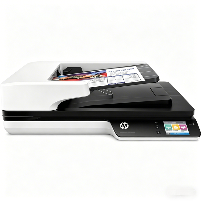 H P ScanJet Pro 4500 Fn1 A4 30ppm 60ipm Duplex Scanner 50-page Flatbed ADF Ethernet WiFi Touch