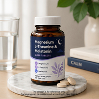 Comprimés de sommeil à la mélatonine, au magnésium et à l'aspartate de L-lysine |   Complément alimentaire pour favoriser le sommeil nocturne |   Marque privée OEM