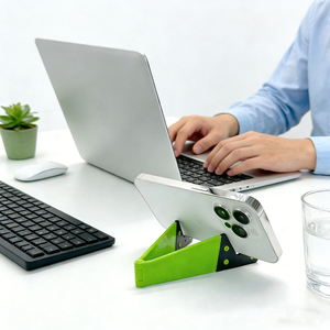 Soporte de Teléfono Móvil Mini con Logotipo Personalizado para iPhone, Soporte de Teléfono Plegable Universal para Escritorio, Soporte para Teléfono y Tableta de Escritorio - Product Image 2