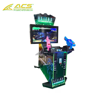 Machine de tir vidéo d'arcade à monnayeur ACS Source Factory, simulateur de tir électronique en anglais, tir à l'arme à feu multi-aliens