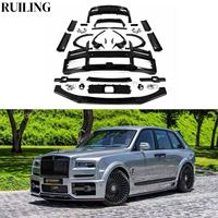 Nouveau kit carrosserie large en fibre de carbone sèche style UB pour Rolls-Royce Cullinan – Amélioration extérieure : Lame avant, capot, ailes, spoiler