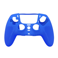 Étui de protection de couleur unie pour PS5 Edge étui en silicone anti-rayures anti-poussière peau pour accessoires de jeu de contrôleur PS5 Edge