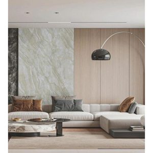 Revestimiento de pared de PVC 2600 x 540 mm con acabado efecto mármol Mugla para uso en baños y cocinas - Product Image 1