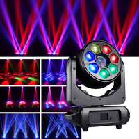 Projecteur laser à tête mobile 7X40W RGB Bee Eye, effet de faisceau lumineux, animation de motifs, logo, éclairage de scène pour discothèque, mariage