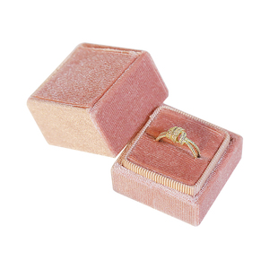 Custom Wedding Jewelry Packaging Bow Ribbon Style <b>Earring</b> Ring Necklace Korea Velvet <b>Gift</b> <b>Box</b> with Bag Custom Logo OEM Service - Product Image 6