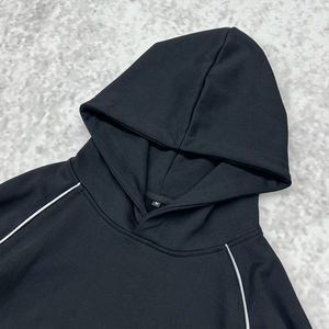 Streetwear pour hommes, survêtements de jogging 2 pièces, survêtements réfléchissants de créateur, ensemble sweat à capuche et pantalon de survêtement en éponge française - Product Image 3