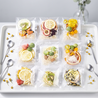 Thé vert aux fruits lyophilisés, thé santé, soutien OEM, thé amincissant et éclatant, divers styles - Boîte, sachet, emballage sous vide
