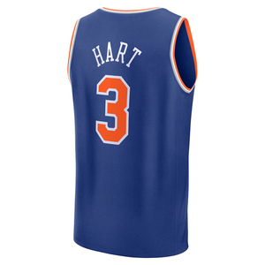 2025 Hommes New York # 3 maillots de basket personnalisés en jersey Hart, chemises brodées, uniformes pour jeunes, vêtements de sport avec logo - Product Image 2