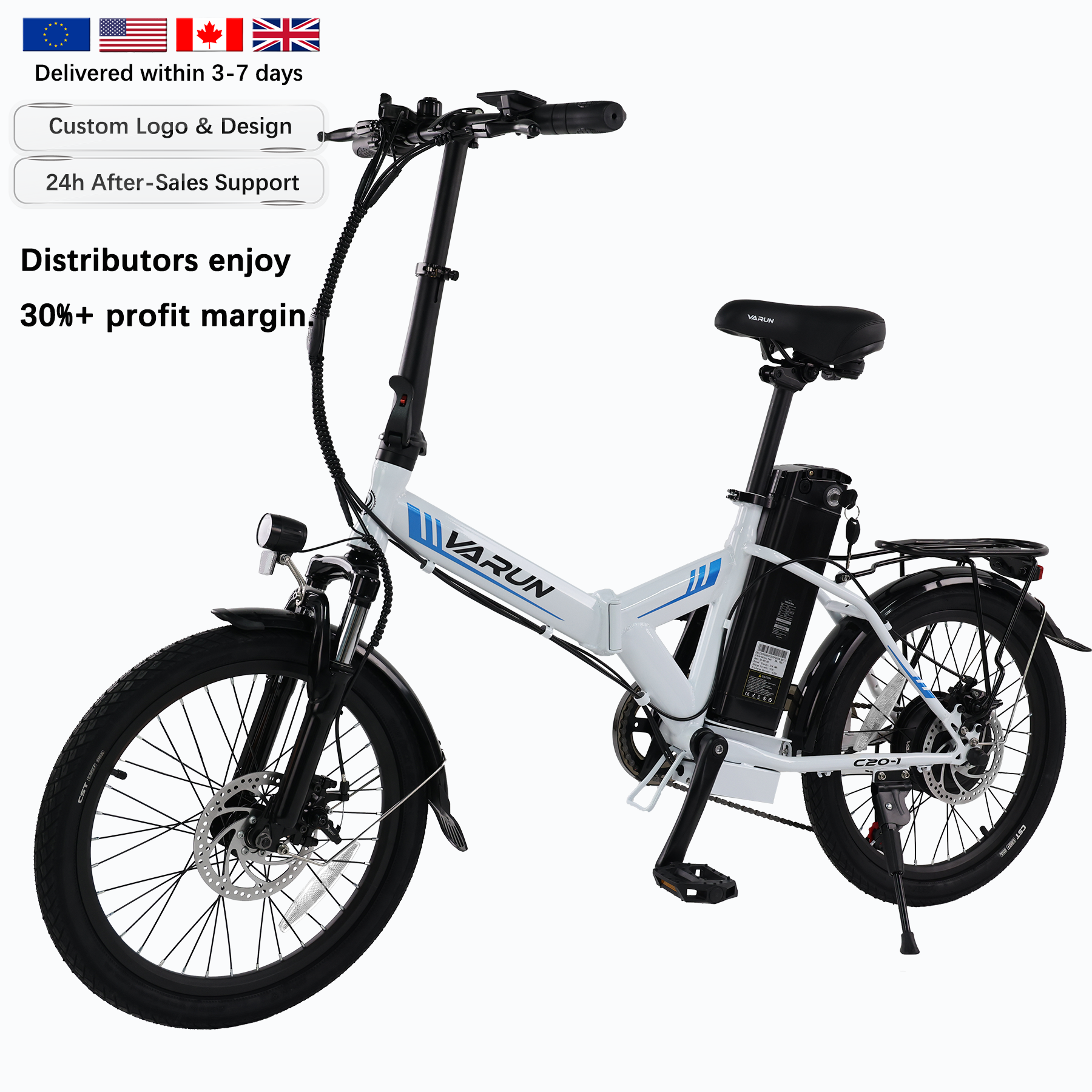 Fusion Compact Light Folding Hybrid Bike Brand New