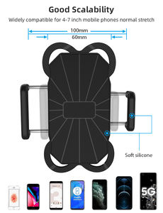 Stable Durable antidérapant 2024 nouveaux produits téléphone portable accessoires de vélo support de téléphone de vélo Compatible avec smartphone 4-7 pouces - Product Image 6
