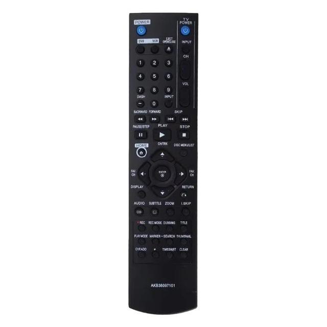 AKB36097101 Replacement Remote Control for LG DVD Player No Programming Required Fast Response Black