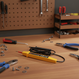 China Fabrik Stift-Spannungsprüfer AC DC 100-500V Spannungs-Elektrotestgerät China Bestseller Hochwertiger Spannungsprüfer - Product Image 2