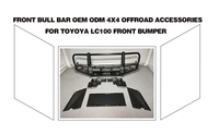 Accessoires tout-terrain pour pare-chocs avant 4x4, pour Toyoya LC100 LAND CRUISER 100