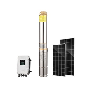 <span class=keywords><strong>Pompe</strong></span> à Eau <span class=keywords><strong>Solaire</strong></span> Submersible pour Puits Profonds 4m³/h 150m pour <span class=keywords><strong>Irrigation</strong></span> Agricole, <span class=keywords><strong>Pompe</strong></span> Verticale Multi-Étages Basse Pression - Product Image 1