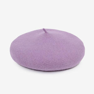 Artiste peintre français hiver décontracté logo personnalisé broderie types d'enfant tweed vente en gros saoudien cachemire fourrure laine béret chapeau fille - Product Image 6