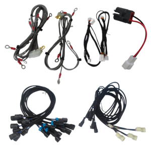 تجميعة أسلاك للدراجات النارية معتمدة من IATF16949 بتصميم OEM/ODM مع موصلات Molex Mini-Fit مقاس 16 AWG للنظام الكهربائي للدراجات الرياضية - Product Image 1