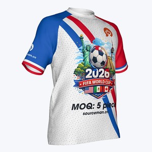 Maillot de Foot Original France Coupe du Monde 2026 Personnalisable pour Homme en Gros 25/26 T-shirt de Football des Nations - Product Image 3