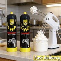Stock local, livraison rapide, boîtes cylindriques originales de qualité alimentaire 0,95 L 640 g, Smart Wihp pour gâteaux, desserts, outils de pâtisserie
