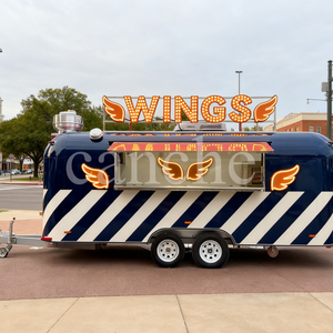 Remorque de camion de nourriture multifonctionnelle en acier inoxydable carré pour les collations et la restauration rapide, vente directe d'usine personnalisée - Product Image 6