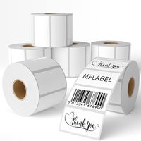 Papel Autoadhesivo Térmico Directo para Etiquetas de Envío Personalizadas y Códigos de Barras Promocionales de Alta Calidad