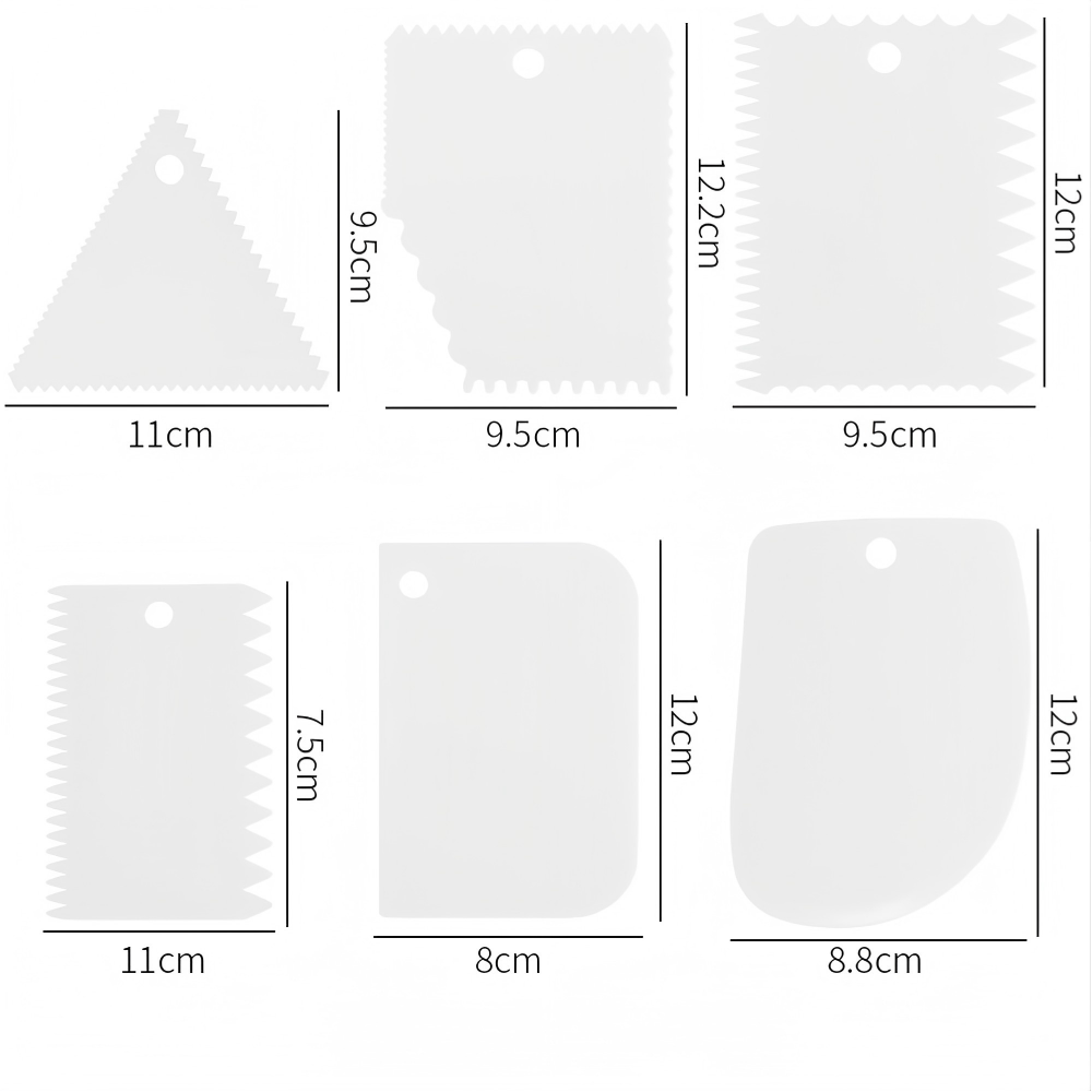 White-6pieces/set