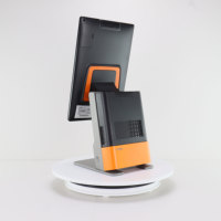 Système de terminal de point de vente CITAQ D1 à double écran Android/Windows 10, écran tactile capacitif multi-touch, ARM Cortex-A17, 4 Go de DDR + 128 Go de SSD