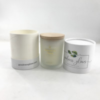 Boîte cylindrique en carton, tube en papier pour bougies, boîtes cadeaux, emballage
