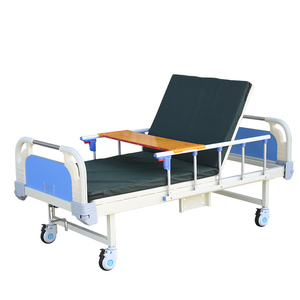 Tête et pied de lit métalliques à manivelle simple, 1 fonction, pour lit d'hôpital de salle générale - Product Image 4