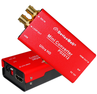 Convertisseur vidéo mini SDI 12G HD/3G/6G/12G-SDI avec sortie en boucle et sortie HDMI, appareil de poche DeviceWell PD2012, convertisseurs de signal avec alimentation