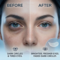 Patchs oculaires à micro-aiguilles anti-âge personnalisés pour estomper les cernes, raffermir les ridules, atténuer les cernes et améliorer l'élasticité de la peau