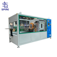 Machine d'extrusion de tuyaux en PVC à double vis SPIRE haute productivité avec moteur et boîte de vitesses, production de 50-600 kg/h, boîte de vitesses horizontale/verticale