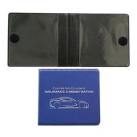Porte-documents de voiture en PVC personnalisé pour assurance et immatriculation, pliable, étanche et écologique, pour boîte à gants