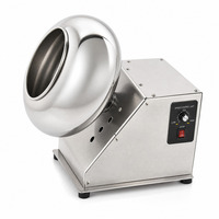 Machine à enrober les bonbons, tambour de polissage pour chocolat et sucre, pour bonbons gélifiés et bonbons durs, cuve en acier inoxydable pour usine alimentaire
