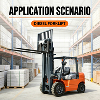 Chariot élévateur diesel chinois en promotion, grande capacité 10 tonnes 12 tonnes, hauteur de levage 5M 6M, moteur EPA, avec déplaceur latéral