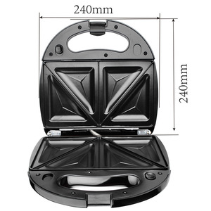 Máquina para hacer sándwiches Dsp de 750W, multifuncional, para desayunos, con placas extraíbles, para uso doméstico. - Product Image 5