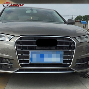 Accessori auto ABS Racing Mesh Grill auto paraurti anteriore griglia del radiatore per <span class=keywords><strong>Audi</strong></span> <span class=keywords><strong>A6</strong></span> C7 <span class=keywords><strong>2018</strong></span> - Product Image 6
