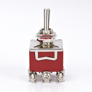 Interrupteur à levier électrique à montage sur panneau à 3 positions marche-arrêt-marche 25AMP 250V en plastique pour équipement électrique - Product Image 2