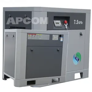 APCOM New technology low noise silent 7.5 kw screw air compressor 7.5 kw