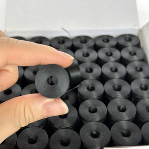 Polyester chủ đề 75D/2 Polyester bobbin chủ đề nhà máy L kích thước Polyester trước vết thương 75D/2 thêu bobbin chủ đề - Product Image 1