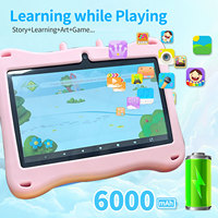 Tablette PC Core OctaTablet 7 pouces pour enfants, étui en silicone antichoc, WiFi, éducatif, apprentissage, jeux, anti-chute, tablette pour enfants