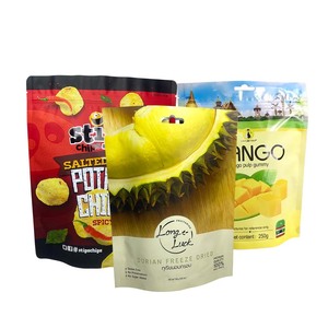 Tùy chỉnh in túi thực phẩm có thể khóa lại với khóa kéo có thể tái sử dụng và màng cửa sổ cho bao bì bỏng ngô-Túi thẳng đứng - Product Image 4