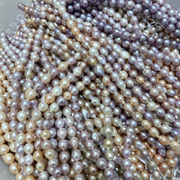 Superbe Chaîne de Perles de Culture d'Eau Douce de Qualité AAAAA, Forme Baroque Edison, Couleurs Mixtes, Grande Taille 13-15mm, Marque HB, pour la Fabrication de Bijoux