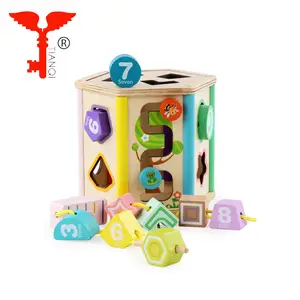 मोंटेसरी बच्चों सीखने संज्ञानात्मक संख्या मनके खिलौना उच्च गुणवत्ता लकड़ी बहु-समारोह खुफिया बॉक्स के लिए बच्चों को उपहार