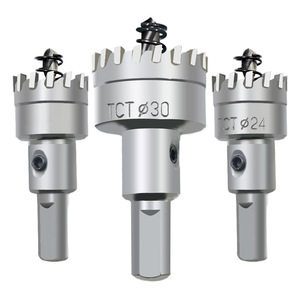 Scie cloche TCT 30 mm à pointe en carbure pour perçage de métaux et alliages d'aluminium - Product Image 1