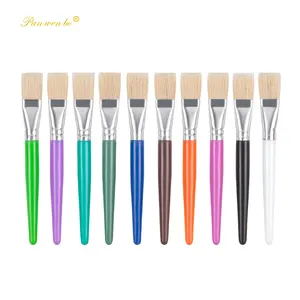 Factory High Quality Manufacturer Professional Oil Artist Brush Suppliers Hog Bristle Paint Brushes bristle painting brush