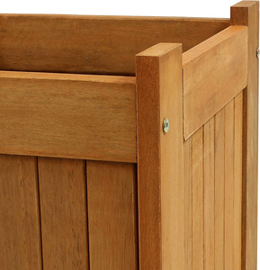 أصيص زهور خشبي بلا قاع أصيص زهور خشبي للحديقة الداخلية والخارجية ، - Product Image 3